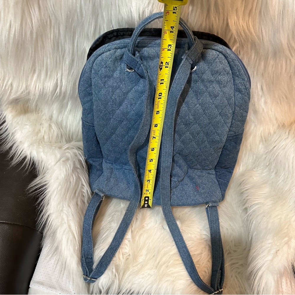 Quilted Denim Backpack - Picture 8 of 8